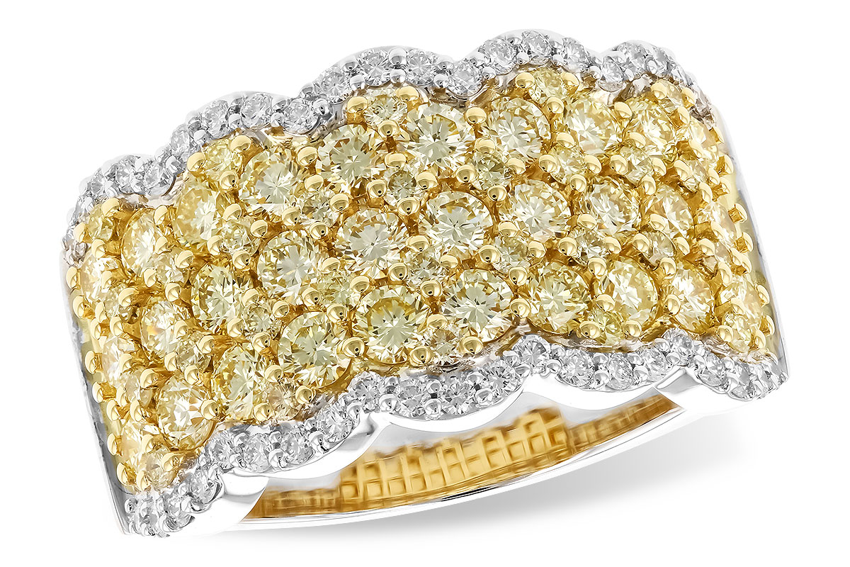 L274-11377: LDS DIA WED RG 1.90 YELLOW DIAS 2.20 TW
