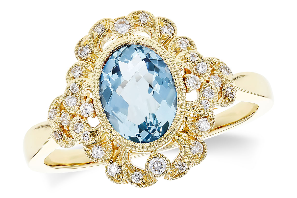 L274-11422: LDS RG .98 AQUA 1.14 TGW (8x6MM AQ)