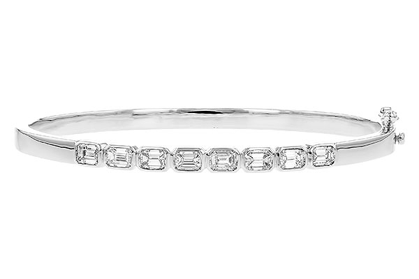 L274-12322: BANGLE 2.00 TW EMERALD CUTS