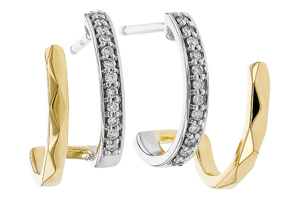 L275-04104: EARRINGS .12 TW