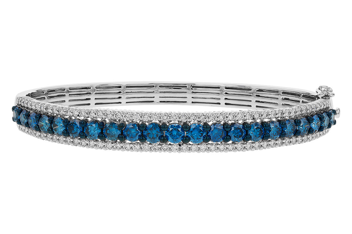 L275-05059: BANGLE 4.05 BLUE DIAS 5.50 TW