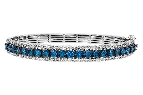 L275-05059: BANGLE 4.05 BLUE DIAS 5.50 TW
