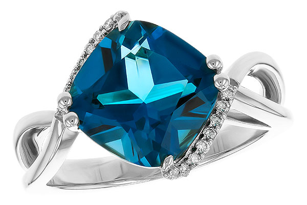 L275-06868: LDS RG 4.42 LONDON BLUE TOPAZ 4.50 TGW (10MM LBT)