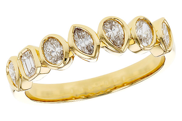 L275-06904: LDS DIA WED RG .62 TW FANCY CUT DIAS