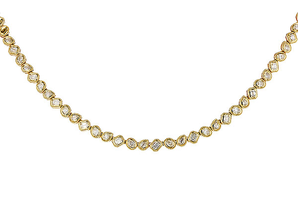 L275-07804: NECKLACE 2.25 TW FANCY CUT DIAS (17.25")