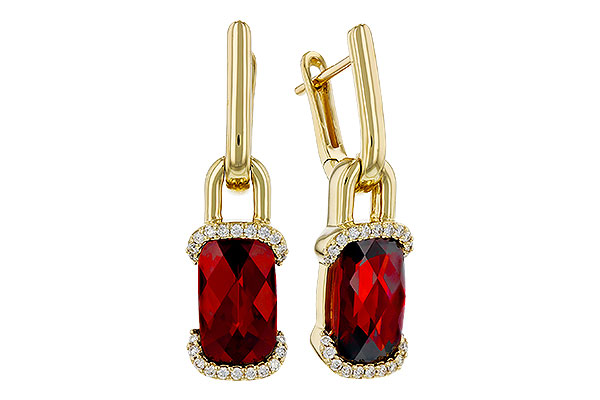 L275-91395: EARR 4.65 TW GARNET 4.80 TGW (10x6MM GAR)