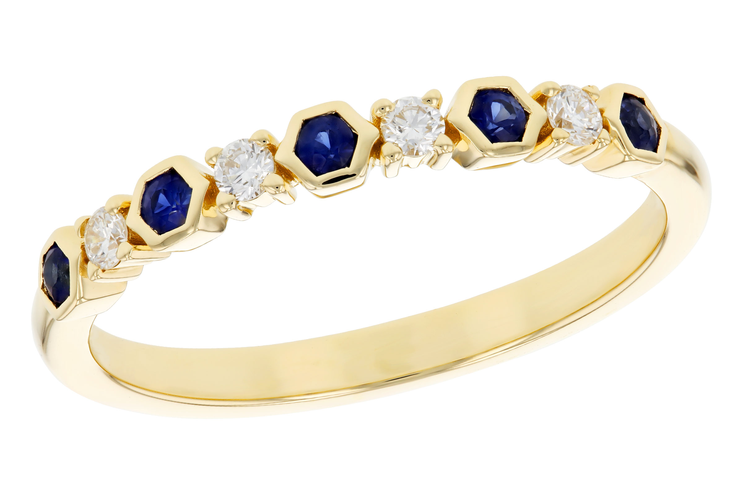 L275-94131: LDS WED RG .14 TW SAPPHIRE .24 TGW