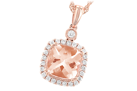 M186-84140: NECK 1.09 MORGANITE 1.26 TGW (7MM MORG)