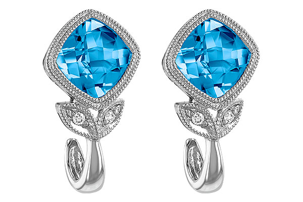 M187-79613: EARR 2.12 BLUE TOPAZ 2.14 TGW