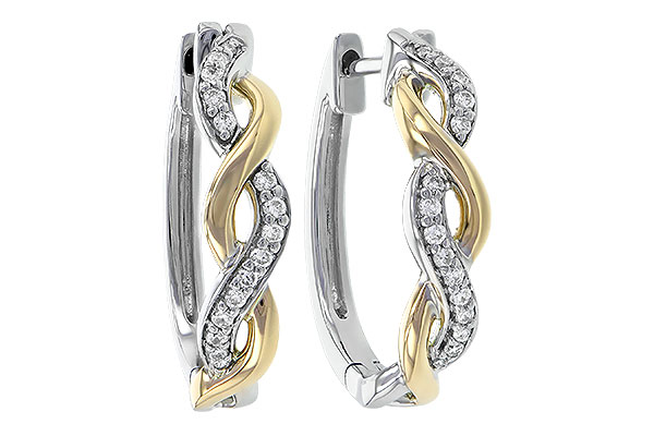 M189-55077: EARRINGS .15 TW