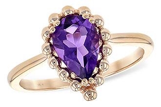 M189-58704: LDS RING 1.06 CT AMETHYST