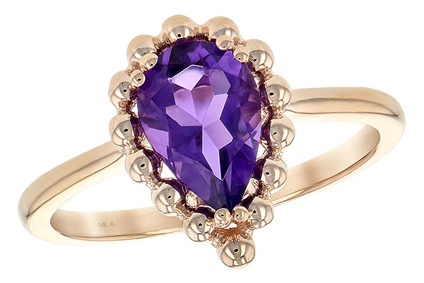 M189-58704: LDS RING 1.06 CT AMETHYST