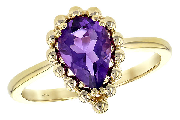 M189-58704: LDS RING 1.06 CT AMETHYST