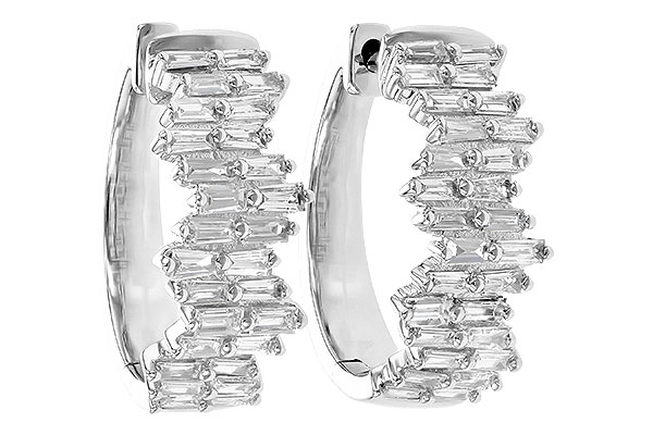 M190-50531: EARR .70 TW BAGUETTE DIAS