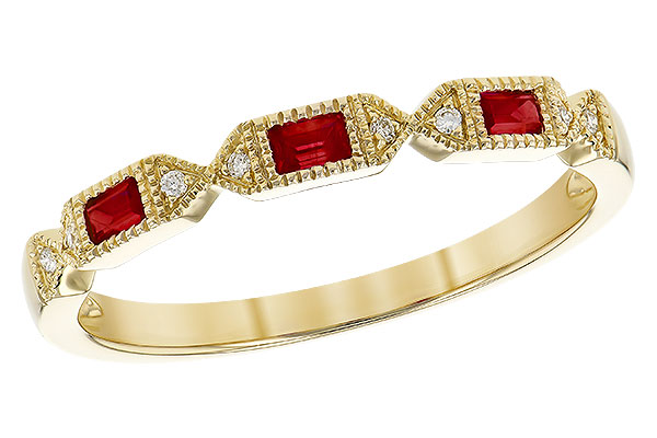 M273-21440: LDS WED RG .12 RUBY .14 TGW