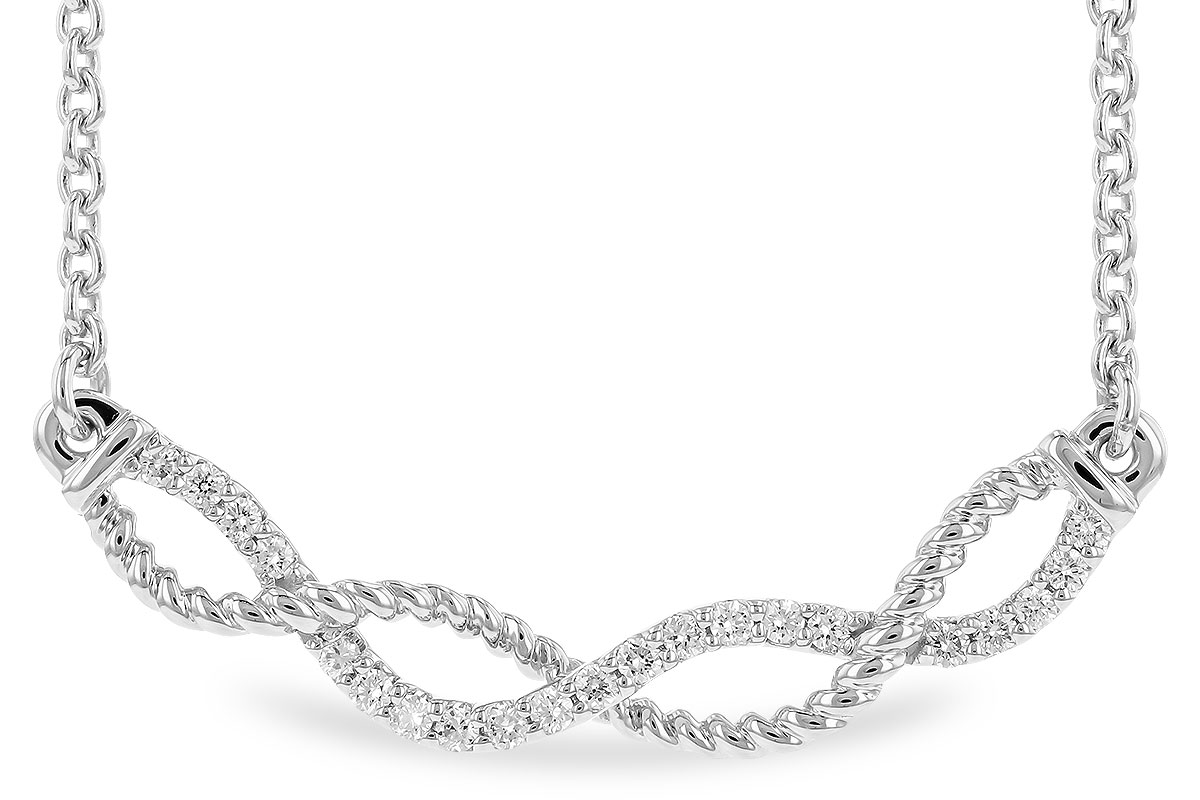 M274-10504: NECKLACE .12 TW (18")