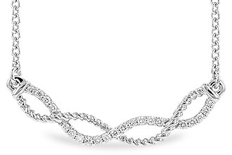 M274-10504: NECKLACE .12 TW (18")