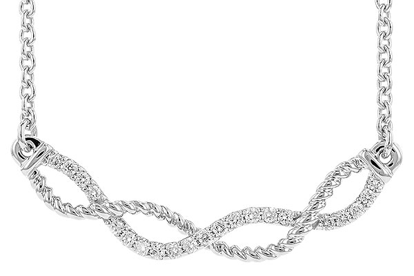 M274-10504: NECKLACE .12 TW (18")