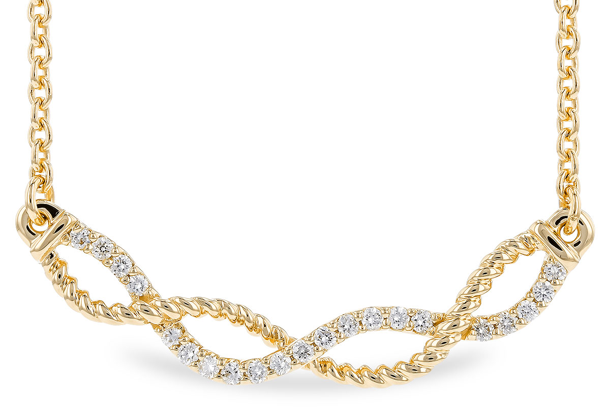 M274-10504: NECKLACE .12 TW (18")