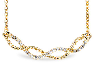 M274-10504: NECKLACE .12 TW (18")