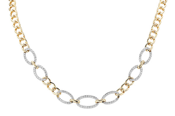 M274-11404: NECKLACE 1.12 TW (17")(INCLUDES BAR LINKS)