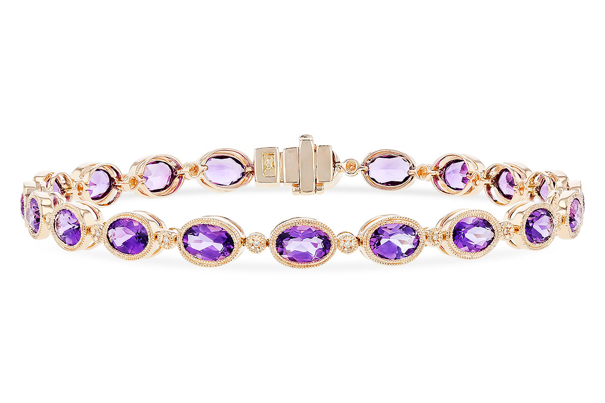 M274-11431: BRACELET 6.86 TW AMETHYST 6.90 TGW