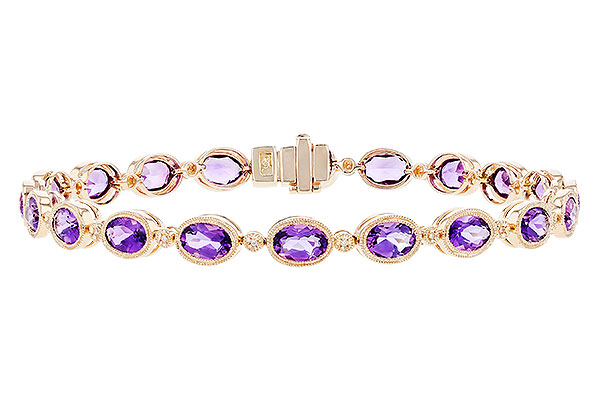 M274-11431: BRACELET 6.86 TW AMETHYST 6.90 TGW