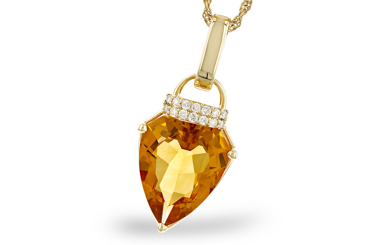 M274-15986: NECKLACE 3.12 CITRINE 3.18 TGW (12x10MM CIT)