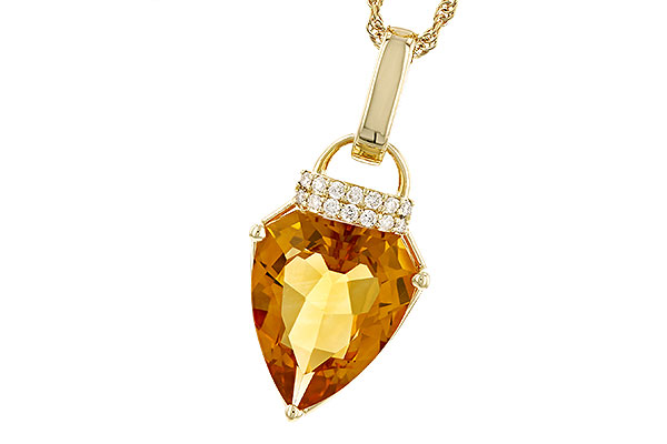 M274-15986: NECKLACE 3.12 CITRINE 3.18 TGW (12x10MM CIT)