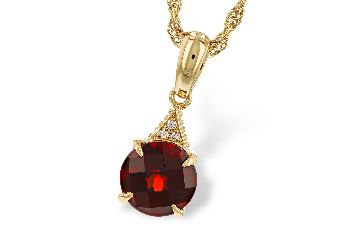 M275-06840: NECK 1.46 GARNET 1.47 TGW (7MM RD)