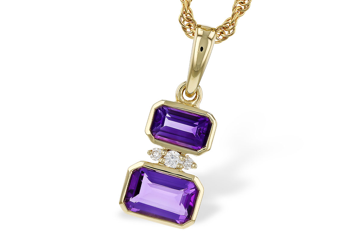 M275-08668: NECK .72 TW AMETHYST .75 TGW