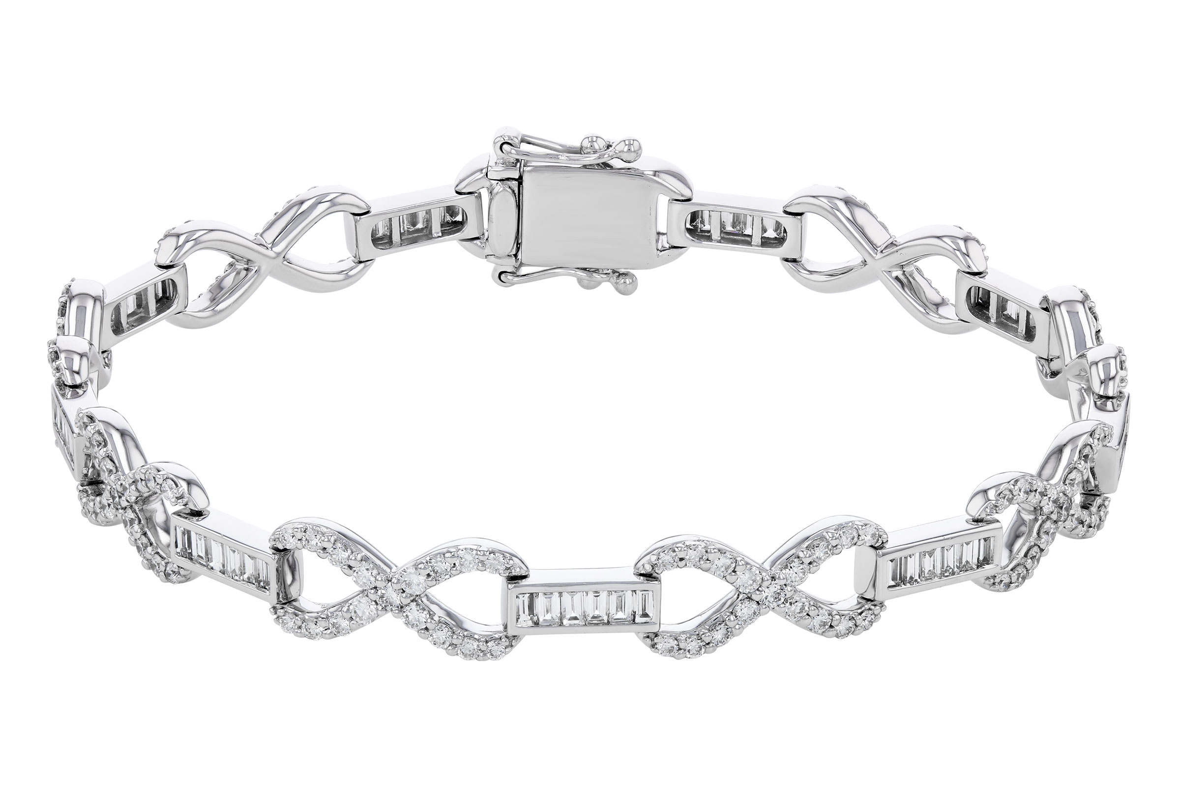 G275-93241: BRACELET 1.00 TW BAG 2.45 TW (7")