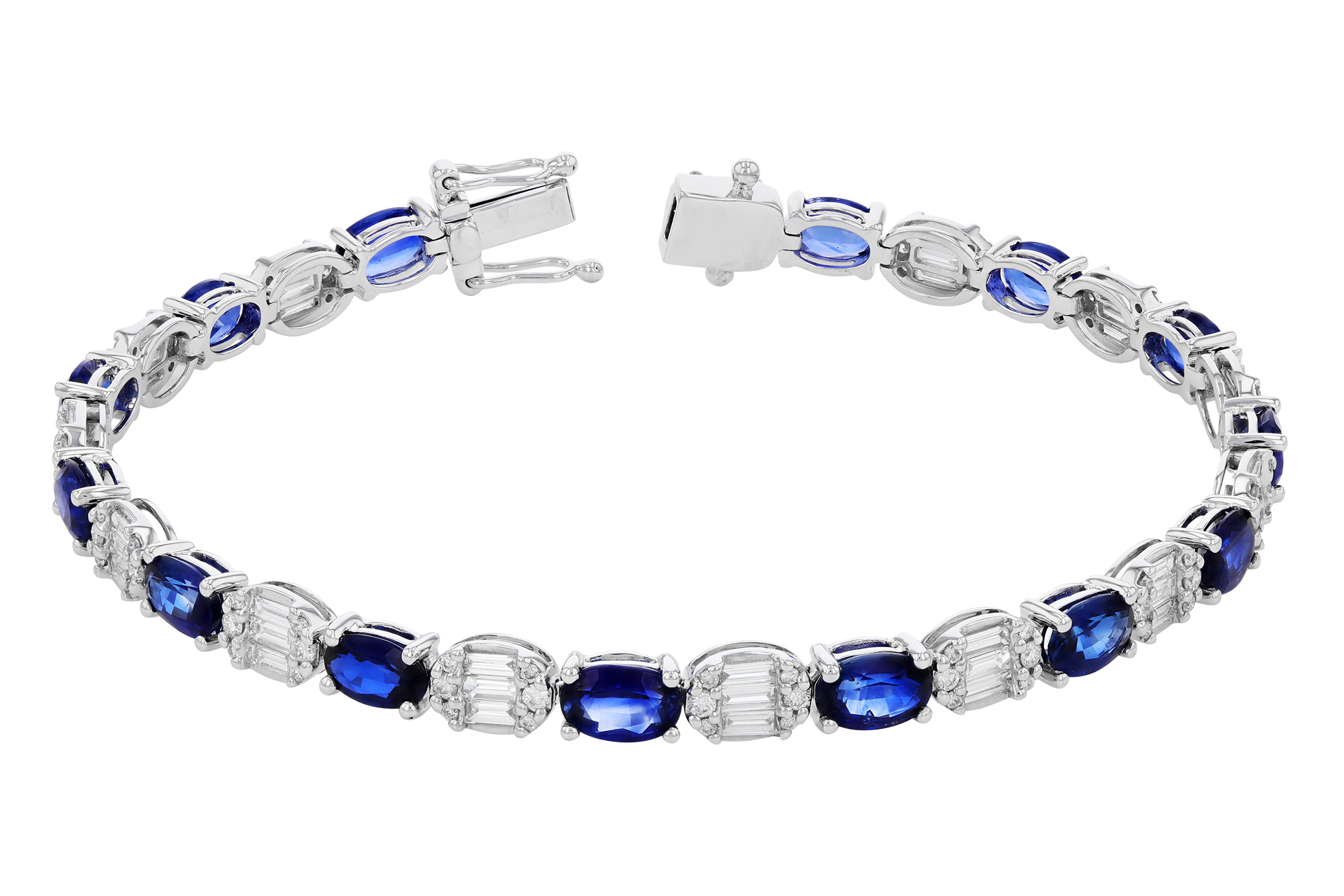 K275-92359: BRACELET 7.28 TW SAPPHIRE 8.98 TGW (7")